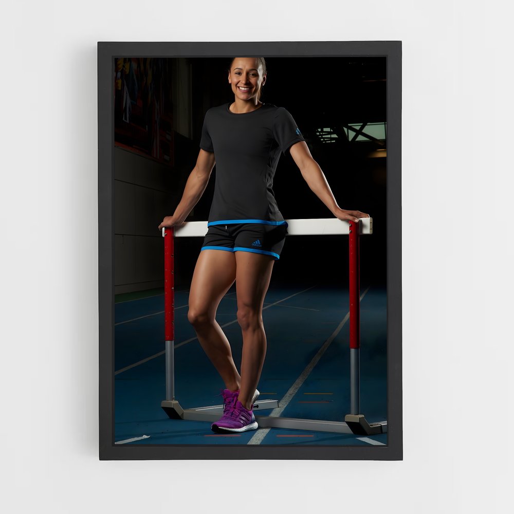 Poster Saut d'Obstacles – affiche Athlétisme (vue 2)